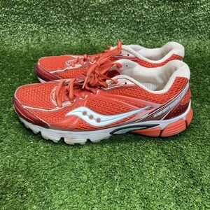 Saucony Womens Ignition 5 Running Shoes Sneakers Red White S15202-11 Size 11